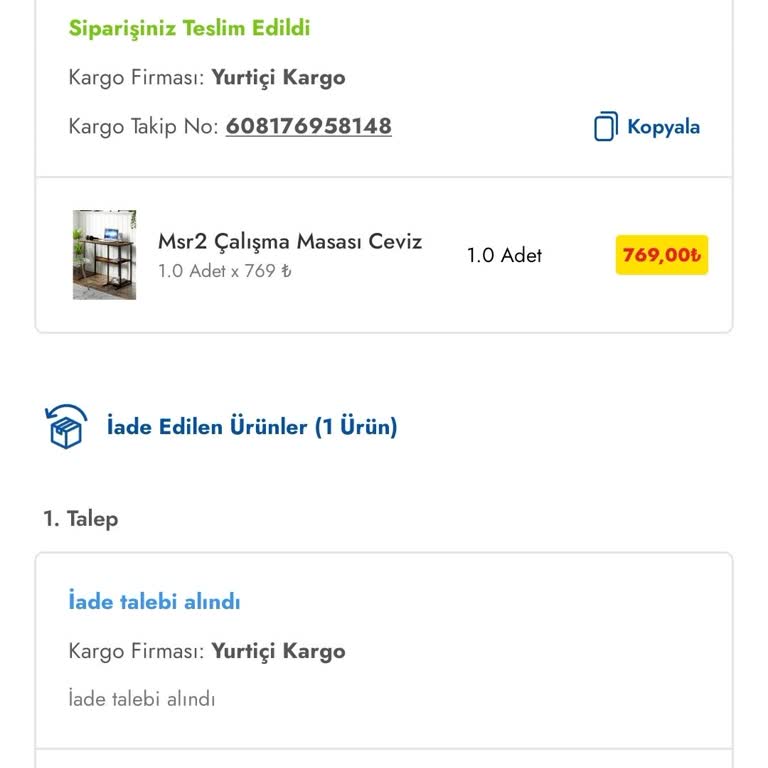 Şok Market İade Talebim Gerçekleşmiyor