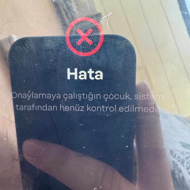 Papara Veli Onaylama Hatası