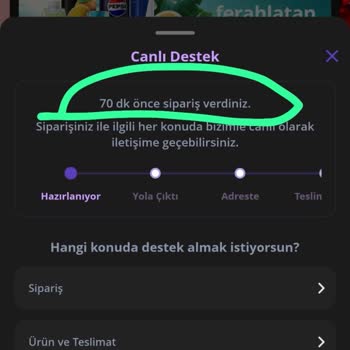 Getir Geç Teslimat Sorunu