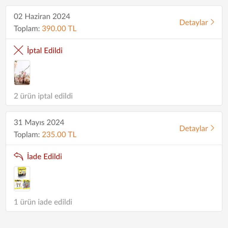 Trendyol Sipariş İptali Yapıyor