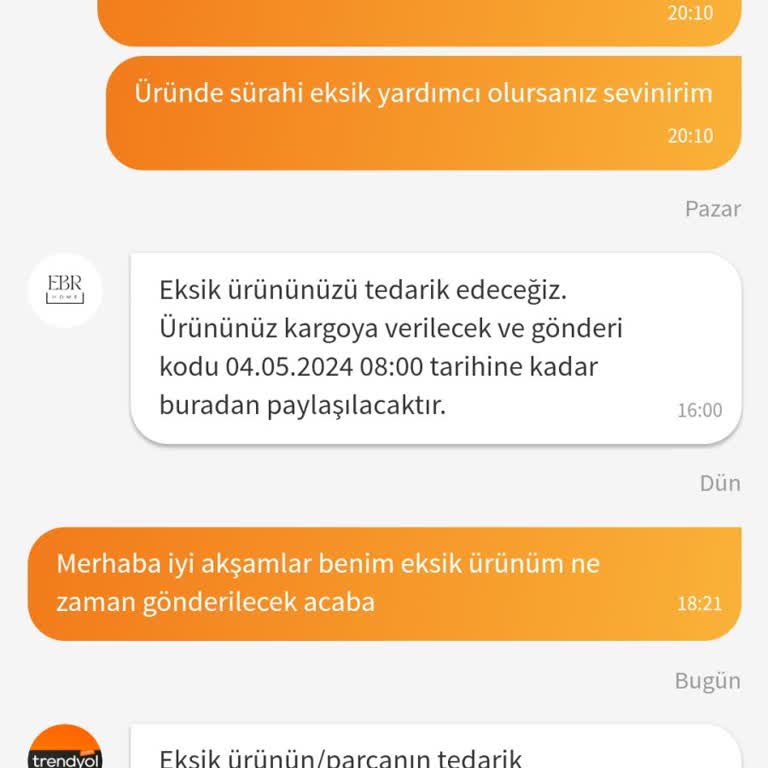 Trendyol fehlende Kanne im Paşabahçe Elysia Set - Ärgerliche Erfahrung