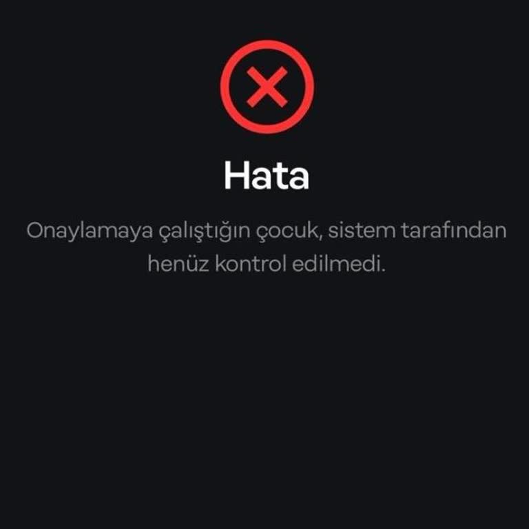 Papara Onaylamaya Çalıştığınız Çocuk Sistem Tarafından İncelenmedi