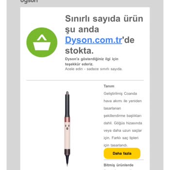 Dyson'un Müşteriye Dalga Geçer Gibi Davranması