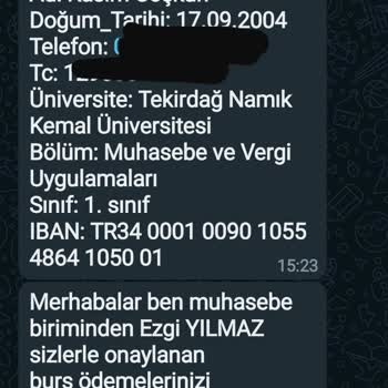 Şaban Cengiz Vakfı (Burs Başvuru) Iban Teyit Etme Yalanı
