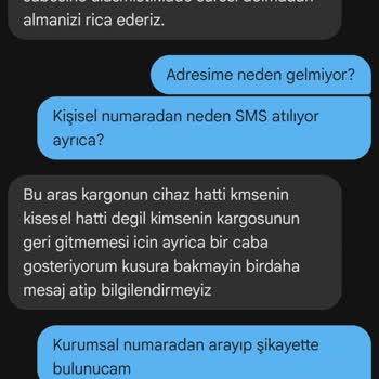 Tunceli Aras Kargo Kargomu Adrese Getirmiyor