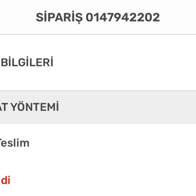 Watsons Habersiz Sipariş İptali
