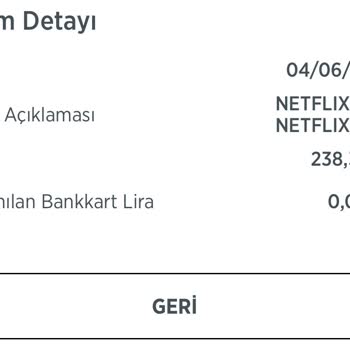Ziraat Bankası Netflix/Spotify/Apple Üyelikleri Üzerinden İşlem Ücreti