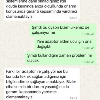 Dyson Yurt Dışından Alınan Cihazlarına Garanti Vermiyor