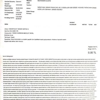 Honor MagicWatch 2 İle Yaşanan Garanti Sorunları Ve Çözüm Eksikliği