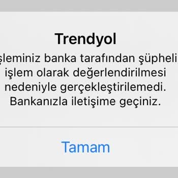 Ziraat Bankası Ziraat Şüpheli İşlem Olarak Algılanması Sorunu