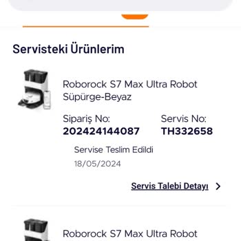 Teknosa Roborock S Max Ultra Ürün Ve Servis Sorunu