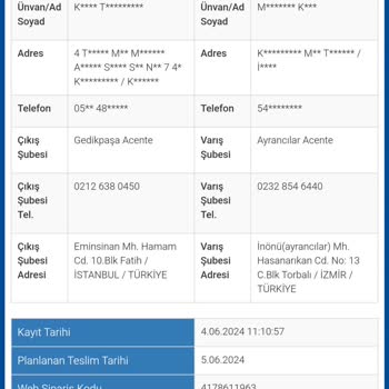 Sürat Kargo, Kargo Teslimi Yapmıyor!