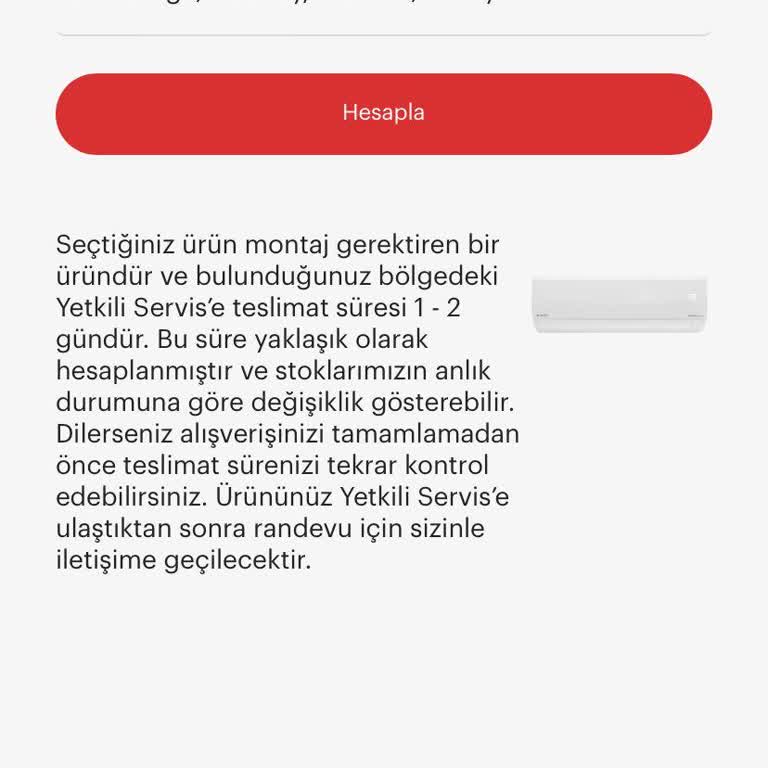 Arçelik Teslimat Süresi Yanlışlığı