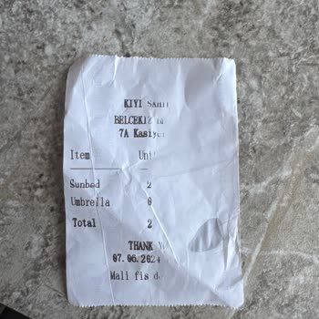 Hazine ve Maliye Bakanlığı Fethiye Ölüdeniz Banana Bar Beach