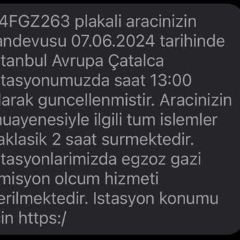 Tüvtürk Muayene Sistemi Düzgün İlerlemiyor