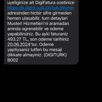 Digiturk Yanıltıcı Bilgilendirme İle Çifte Faturalandırma Sorunu