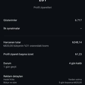 Instagram Fazla Tutar Ödemesi