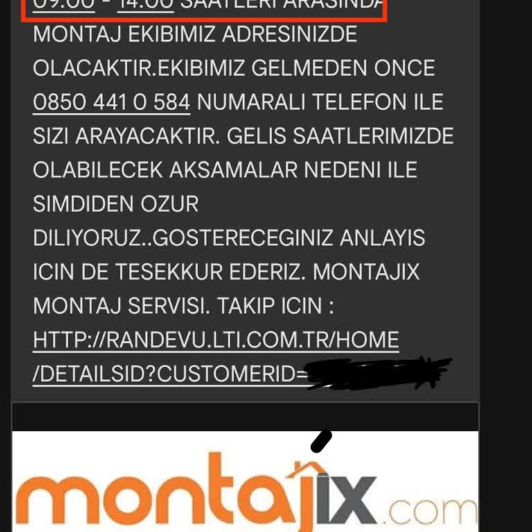Trendyol -Montajix Ekibi Zamanında Gelmiyor. Canlı Müşteri Hizmeti Yok