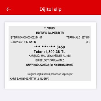 Tüvtürk Kart Komisyonu Alıyor