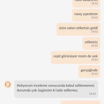 Trendyol Usulsüz İade Reddi