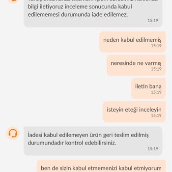 Trendyol Usulsüz İade Reddi