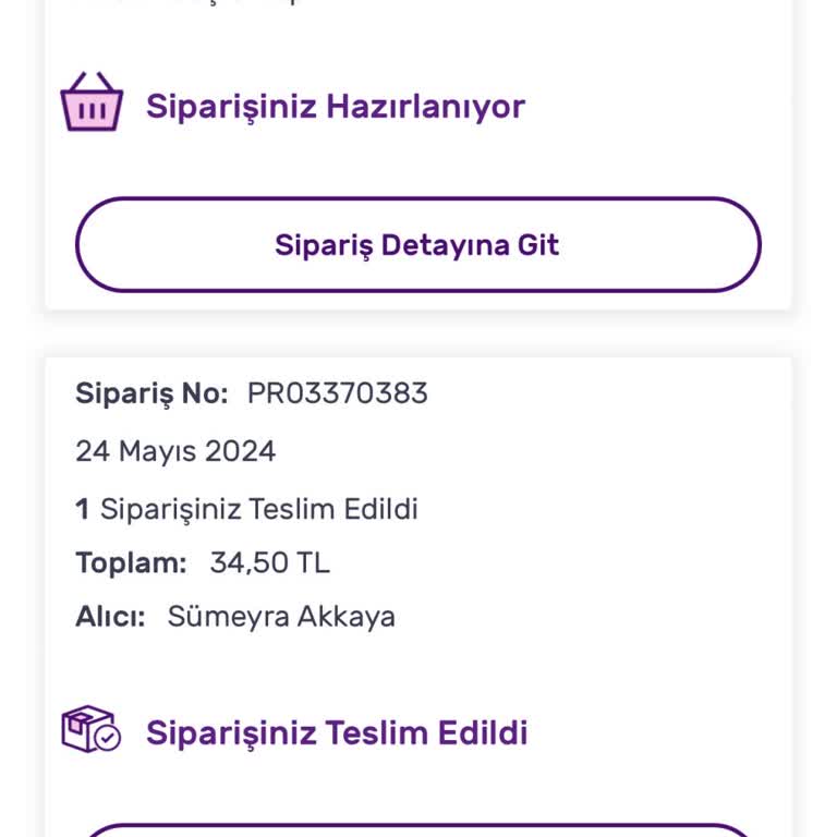 Gratis Siparişim 15 Gündür Hazırlanıyor