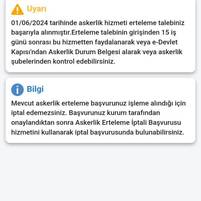 Türk Silahlı Kuvvetleri Askerlik Erteleme İptali