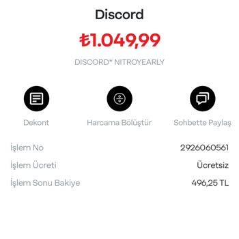 Discord.com Aboneliğin İptal Edilip Paramı İade Etmeleri
