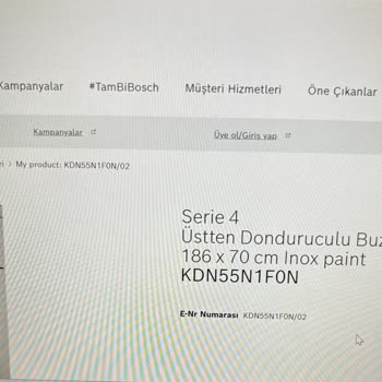 Bosch Buzdolabı Kapak Yönü Değişmiyor, Müşteri Mağduriyeti!