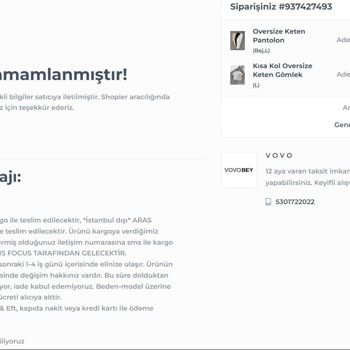 Shopier Vovobey İade Hakkım Yok Diyor