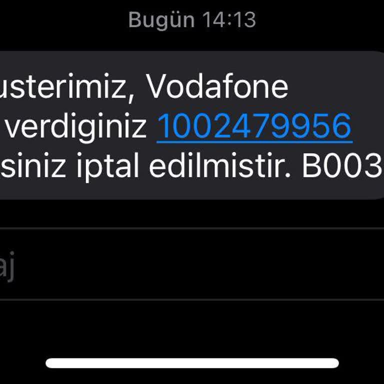 Vodafone Telefon Siparişi Hakkında