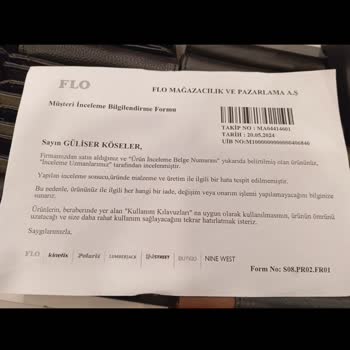 adidas FLO Mağazasının Bu Mağduriyetimin Gidermesini İstiyorum