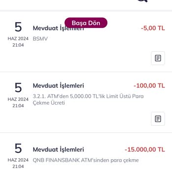 QNB Finansbank ATM Kesintisi Hakkında Haksız İşlem