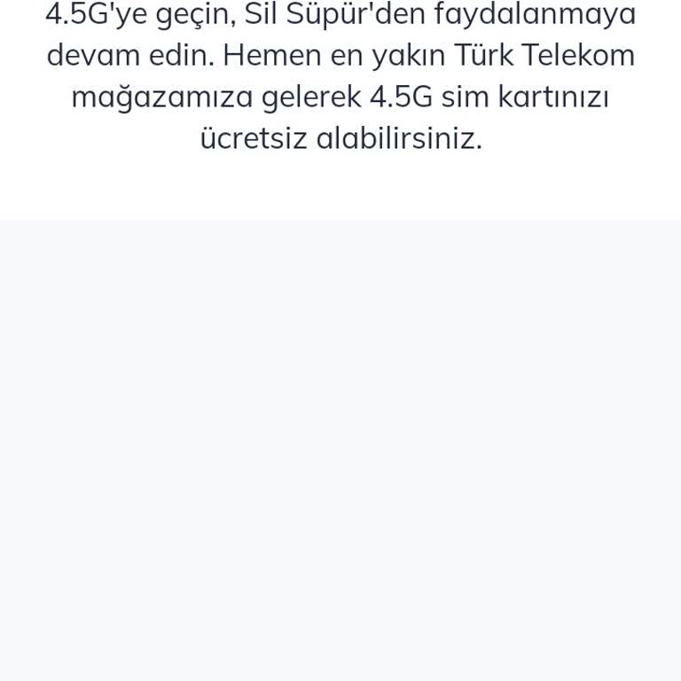 Bimcell Sil Süpür Yapamıyorum