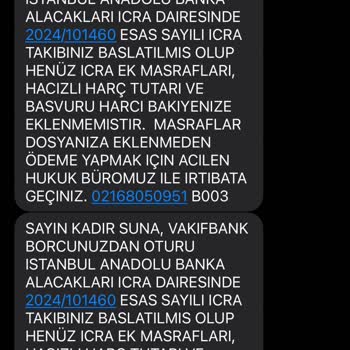 VakıfBank İcralık Dosya / Müşteri Alacak Tahsilatı