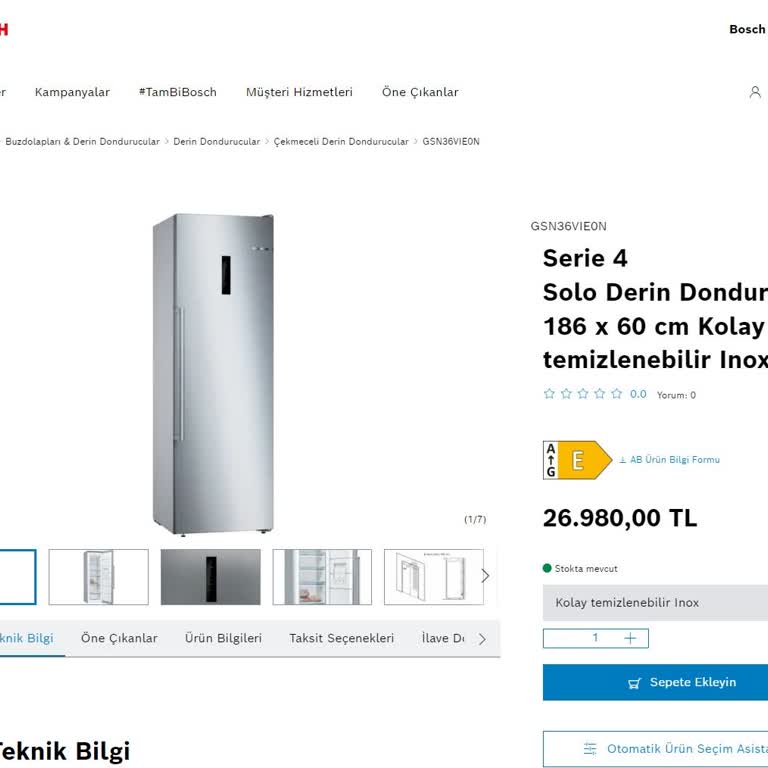 Bosch B**** Geciken Ürün Teslimi