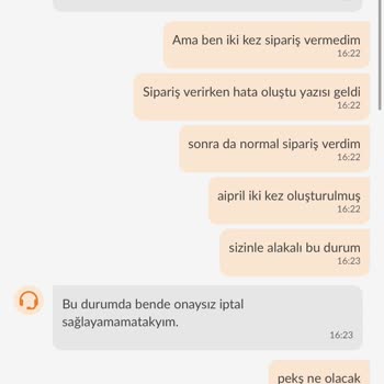 Trendyol Yemek Trendyol Mükerrer Sipariş Veriyor