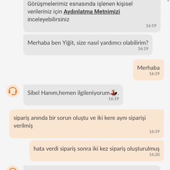 Trendyol Yemek Trendyol Mükerrer Sipariş Veriyor