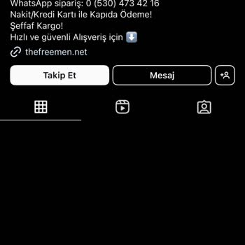 Freemen (Instagram: Freemen.tr) Freemen.tr Ürünler Yanlış Engellediler Beni Arkasında Durmuyorlar