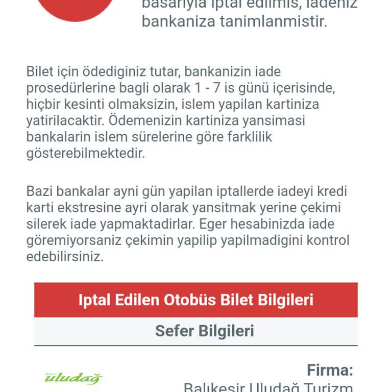 Obilet Bilet İptalinin İadesini Yapmıyor