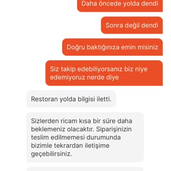 Migros Yemek Canlı Destek Sorumsuzluğu