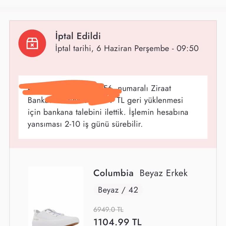 Boyner İndirimli Siparişi İptal Etti