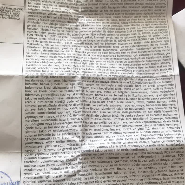 Yapı Kredi Bankası Vekaletname İle İşlem Yapmıyor