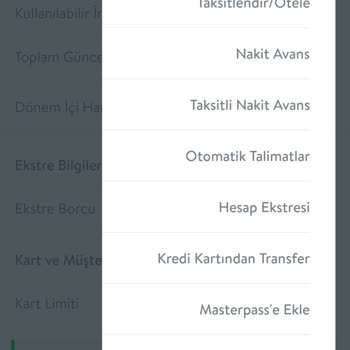 CepteTeb Dijital Kredi Kartı Kart Bilgisi Görememe