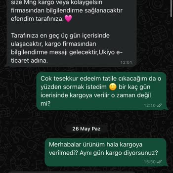 LESEQUENCE Ürünüm Asla Gelmiyor