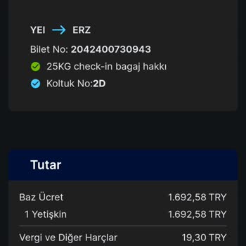 Ajet Premium Bilet Problemi