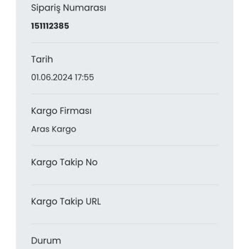 Voi Butikten Vermiş Olduğum Sipariş Gelmedi