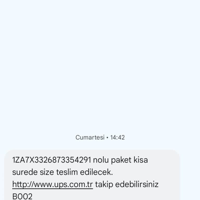 UPS Türkiye Ürünümü Teslim Etmedi