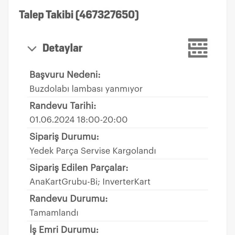 Arçelik Yetkili Servisin İlgisizliği