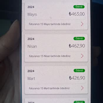 Vodafone Bitmiş Taahhütname Üstüne Ek Ücret Alarak Faturama Yansıtması